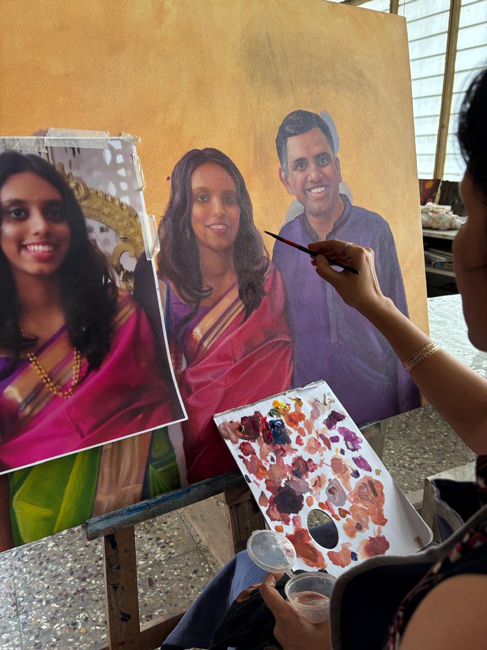 Layering the family portrait